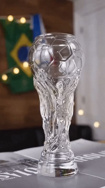 GoalCup Champion Trophy Glass