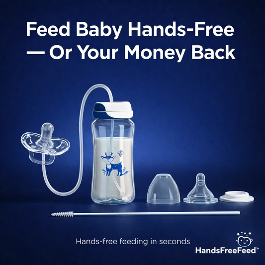 HandsFreeFeed Leak-Free Baby Feeding System